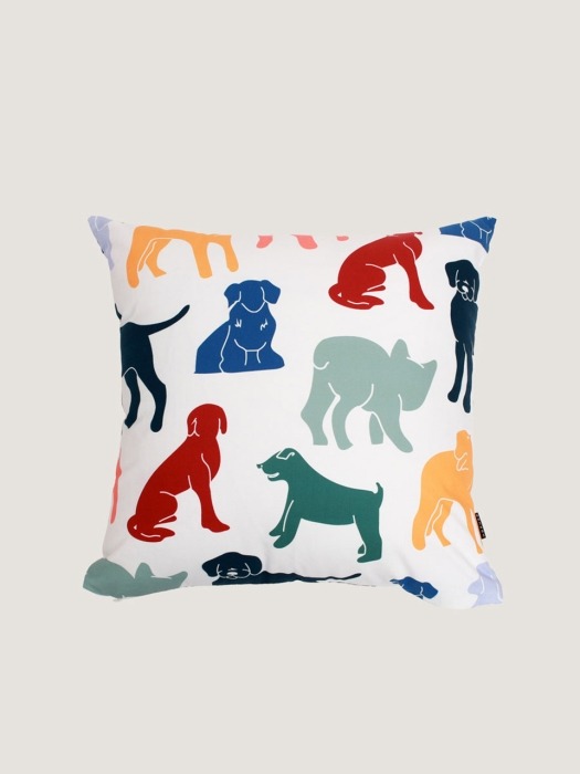 Playful dogs cushion covers