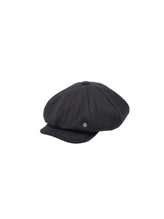 Classic Newsboy cap -Black stripe