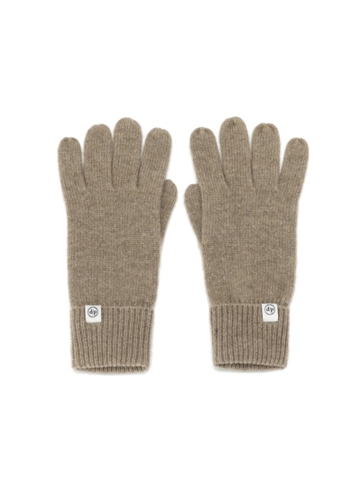 cashmere 100 gloves (brown)