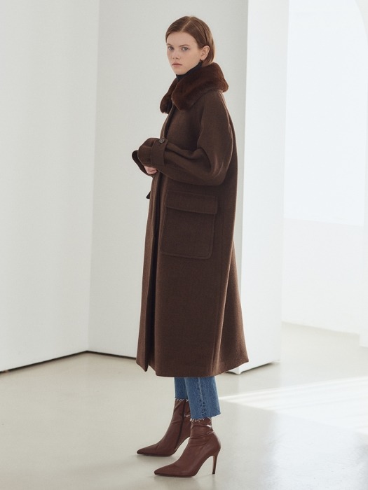 19WN single raglan coat [BR]