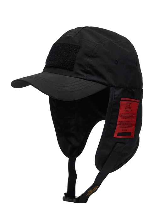 WASHED TECH FISHING CAP BLACK