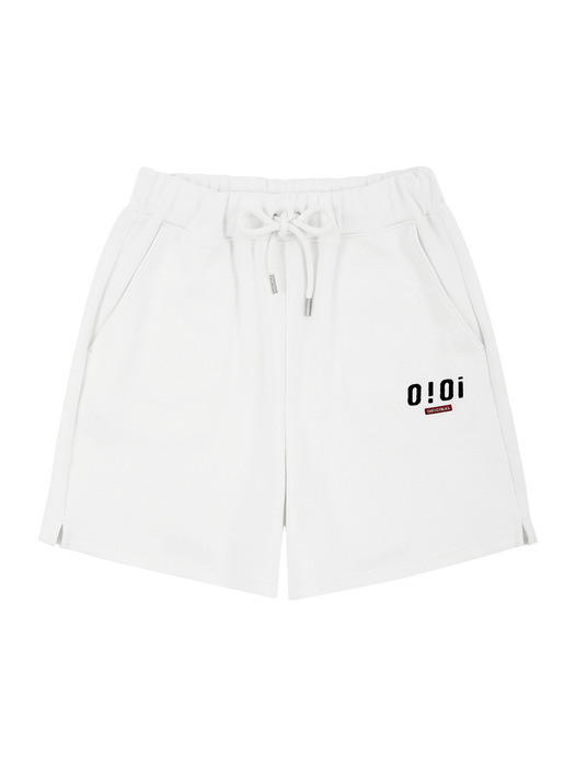 BACK TYPO PK PANTS_white