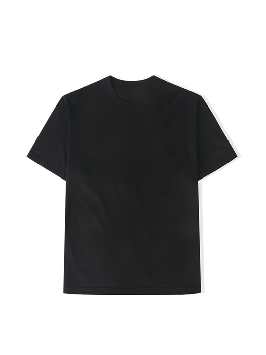 20S/S 세미오버핏 수피마 티셔츠 (블랙)