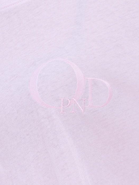 Unbalanced Loose Tee_Pink