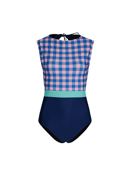 [EXCLUSIVE]20 Fiona H Suit - Blue & Pink Check / Navy