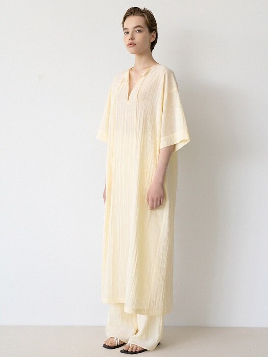 tie long onepiece (yellow)