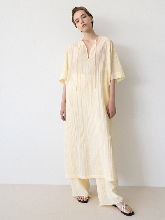 tie long onepiece (yellow)