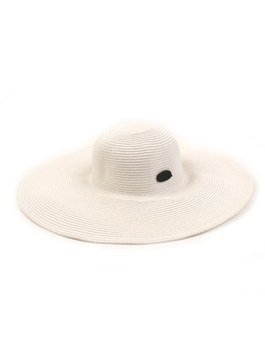 Long White Wire Cloche Hat BK 여름모자