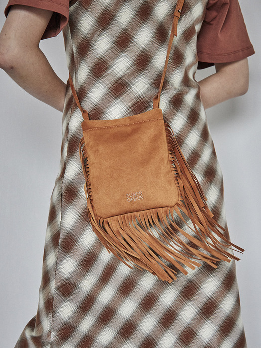 Fringe Cross Bag (Camel)