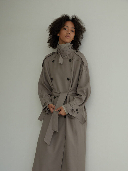 STAY TRENCHCOAT (MOCHA BROWN)