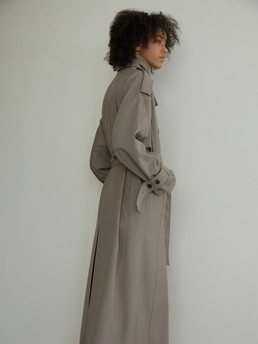 STAY TRENCHCOAT (MOCHA BROWN)