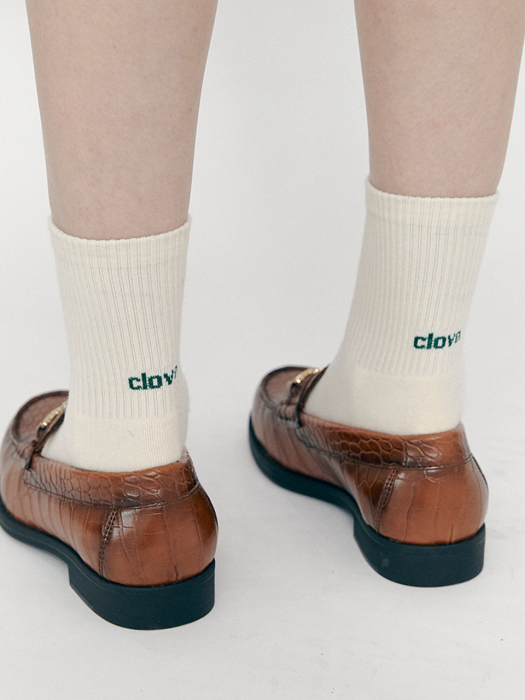 Clove Logo Socks (Ivory)