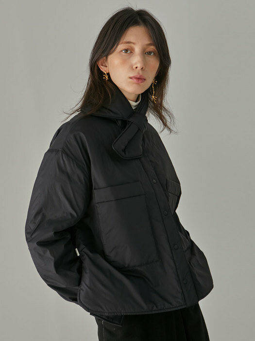 Chouette Padded Shirt_Black