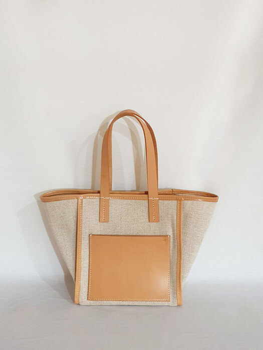 Daily Tote Bag | Leather & Canvas