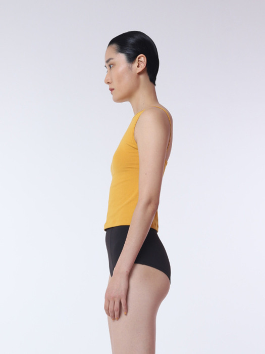 Boatneck Sleeveless (Mustard)