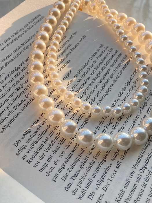 BASIC PEARL NECKLACE AN421001