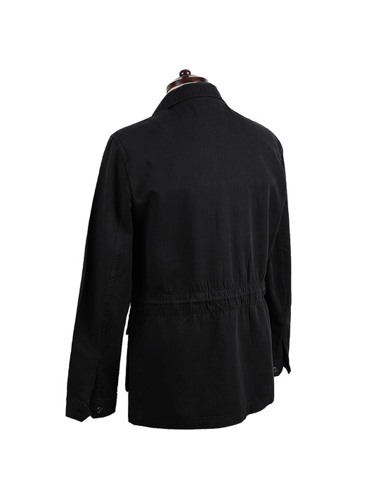 20s HBT Cotton Fatigue Jacket (Black)