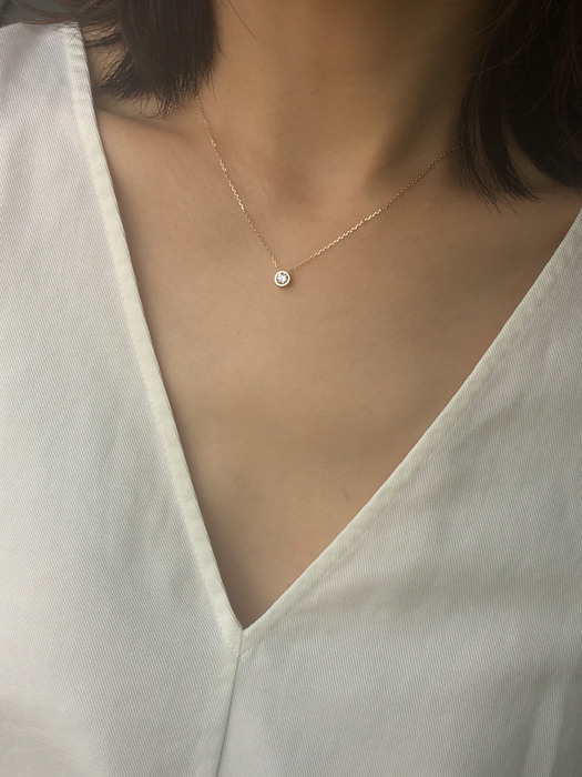 14k water necklace
