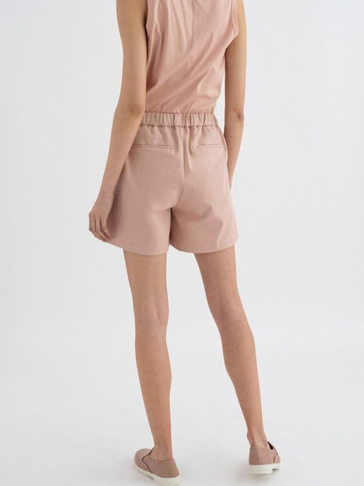 TAILOR DRILL SHORTS (PALE PINK)