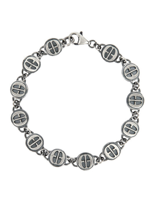 MONOGRAM SILVER BRACELET