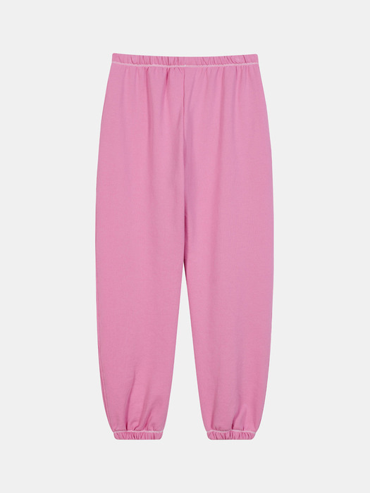 stitch point jogger pants (pink)