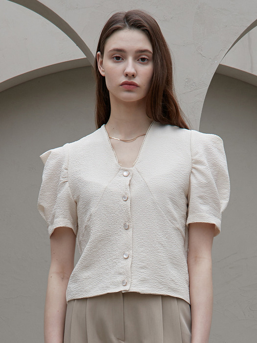 j961 mini lace blouse (ivory)