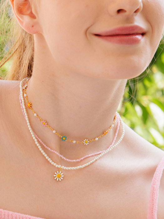 Daisy necklace 3set