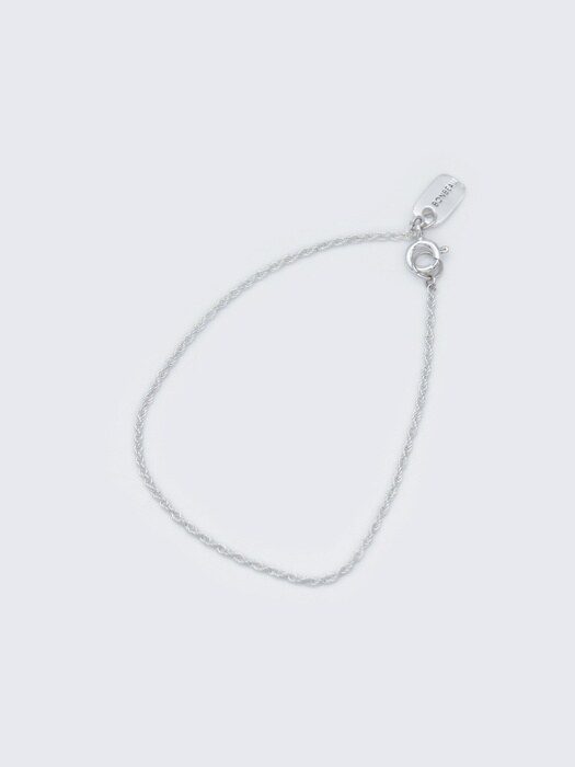 Gemma twist silver chain Bracelet 젬마 꼬임 체인 실버 925 데일리 팔찌