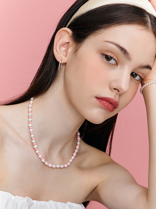 CANDY COLOR PEARL NECKLACE