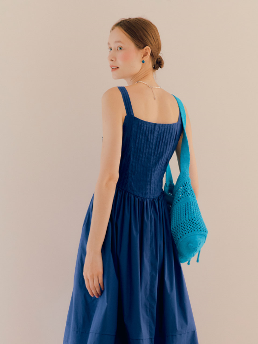 Caroline Sleeveless Dress_Blue VC2236OP029M