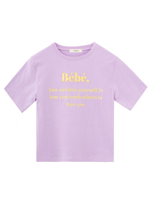 Bebe T-shirts [PURPLE]