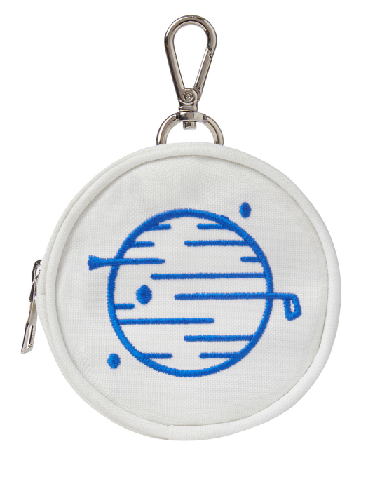 ATMS PLANET BALL POUCH - White
