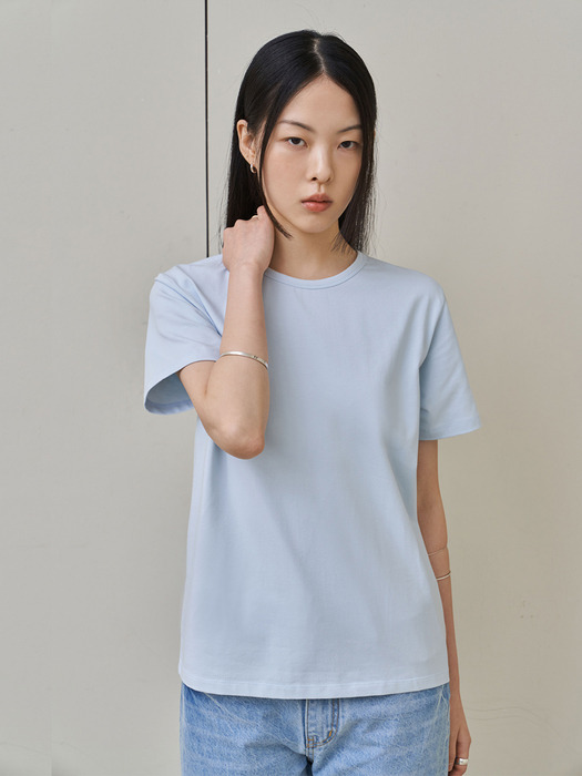 Silket T-shirt 베이직 반팔 실켓티셔츠 / 4colors