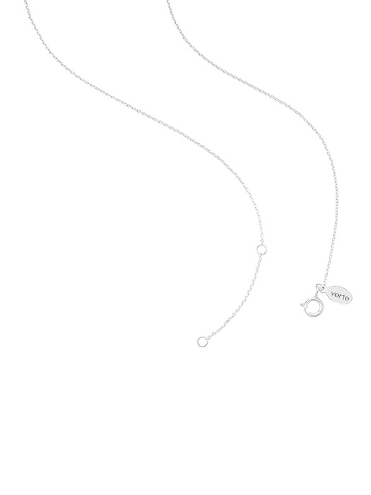 [925 silver] Un.silver.131 / simple pearl necklace (silver)