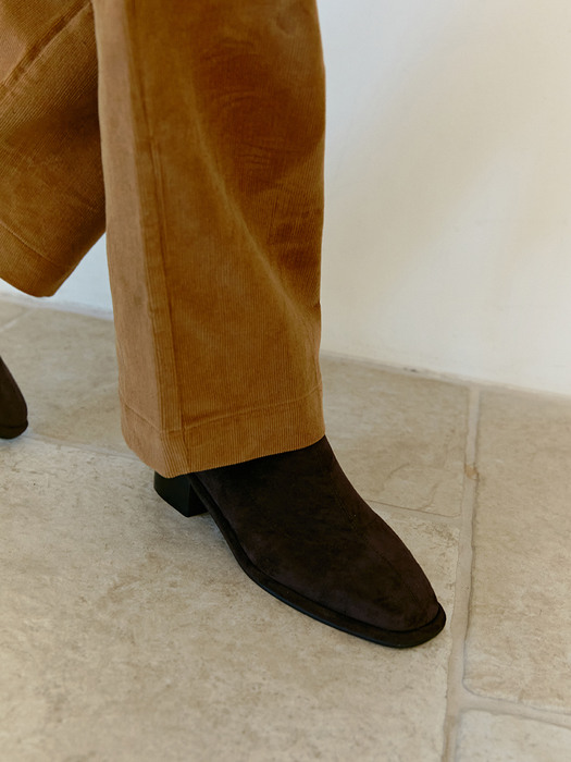RONIN Suede Ankle Boots - 3color l 5cm 스웨이드 스판 앵클부츠