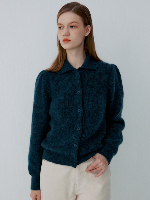 Button-up Mohair Cardigan