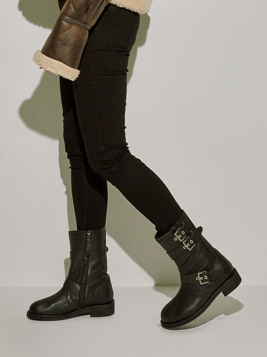 [단독]BAY BIKER BOOTS_3COLORS