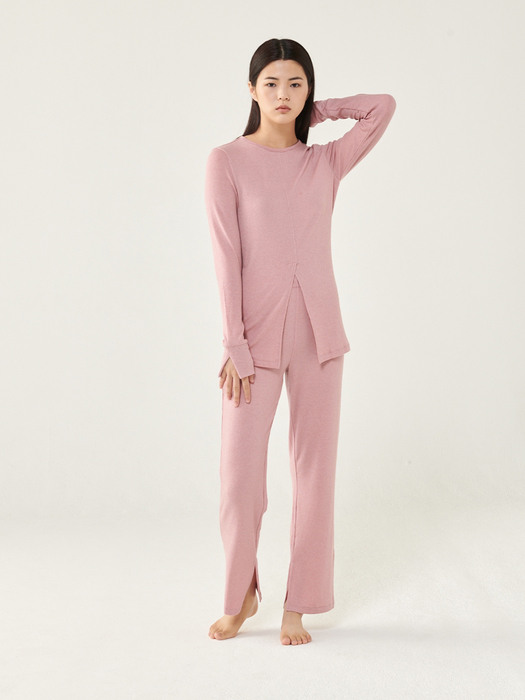 Tencel™ Wool Set_Pink (텐셀 울 니트 세트)