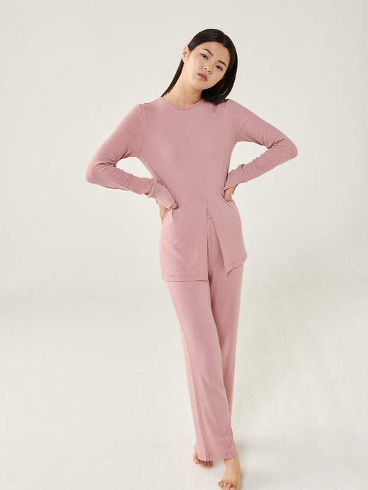 Tencel™ Wool Set_Pink (텐셀 울 니트 세트)