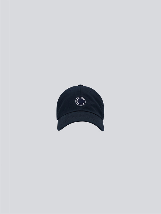 C-logo ball cap_navy