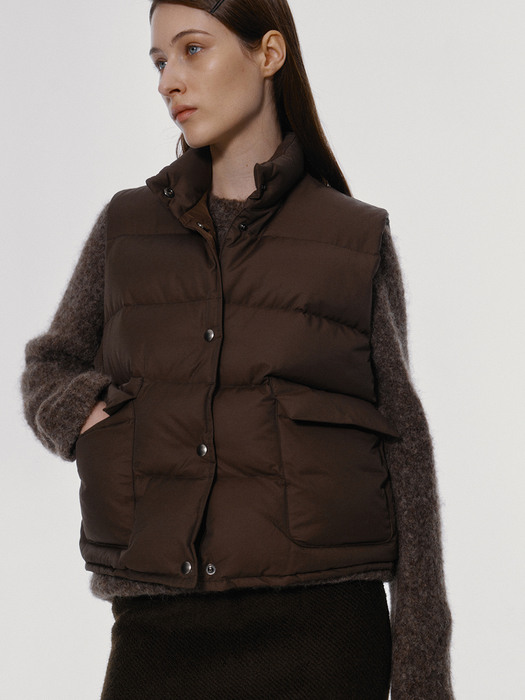 Michelin puffer vest (Choco)