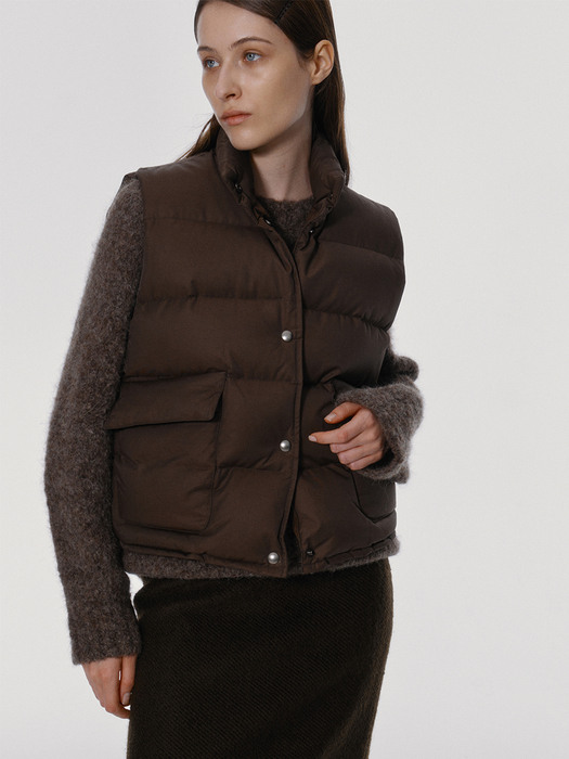 Michelin puffer vest (Choco)