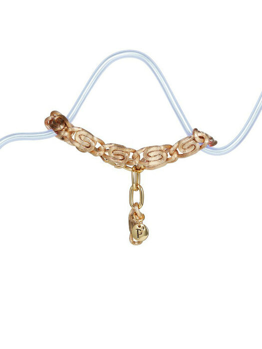 Tweed Chain Bracelet