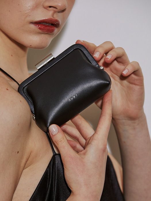 VIEVE CARD WALLET [BLACK SOLID]