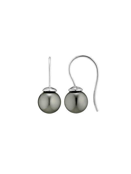 [925 silver] Deux.silver.162 / haute croc earring (gray)
