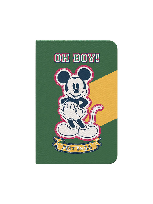 디즈니 미키 바시티 해킹방지 여권 케이스 (Disney Mickey Varsity Rfid Anti-Skimming Passport Case)