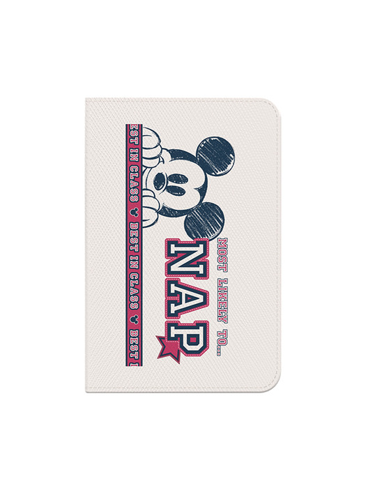 디즈니 미키 바시티 해킹방지 여권 케이스 (Disney Mickey Varsity Rfid Anti-Skimming Passport Case)