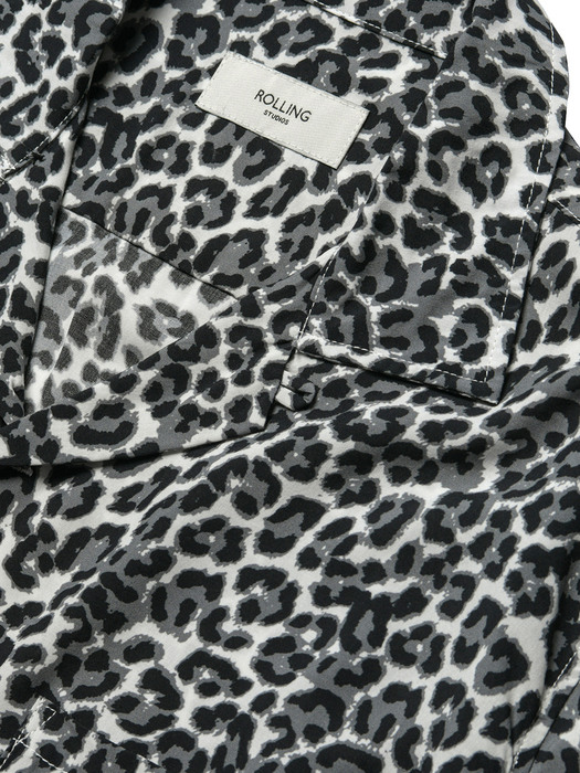 HAWAIAN SHIRT LEOPARD WHITE_BLACK