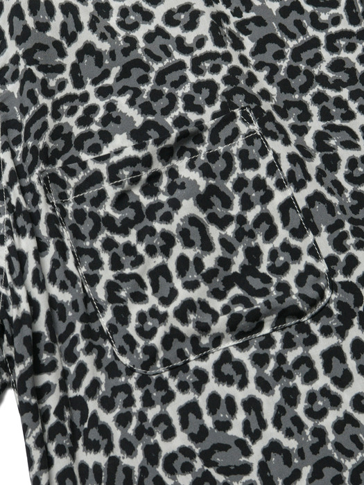 HAWAIAN SHIRT LEOPARD WHITE_BLACK