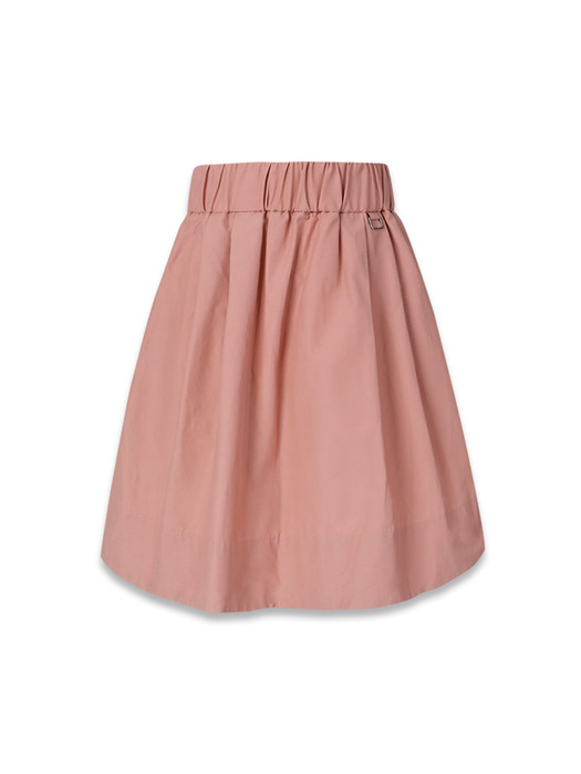 balloon zipper skirt pink